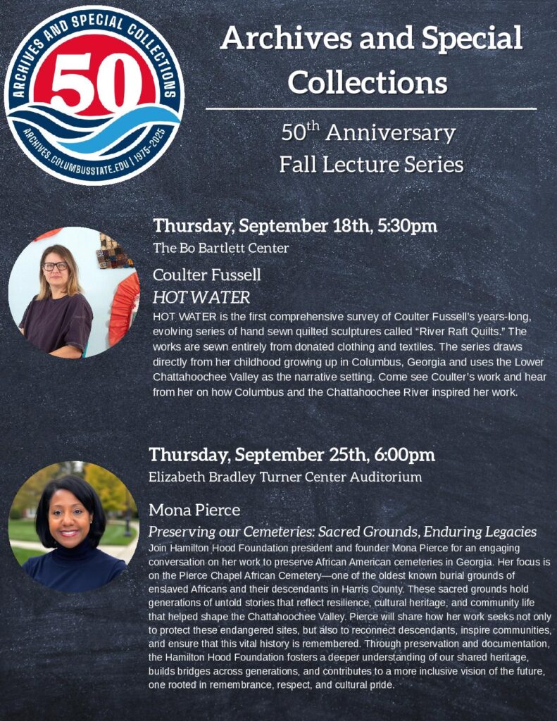 Archives 50th Anniversary Fall Lecture Series Flyer